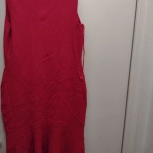 Red dress by Ann Taylor